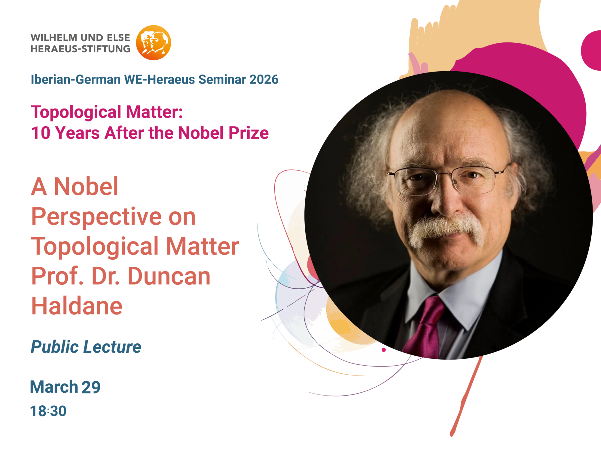 Public Lecture | Duncan Haldane (Nobel Laureate, Princeton)